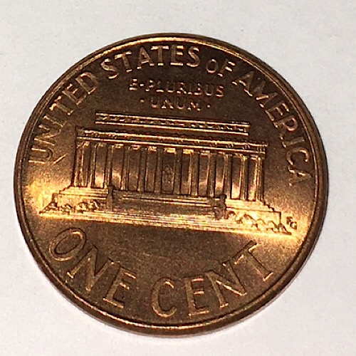 Beautiful-2001-D-Lincoln-Memorial-Penny!