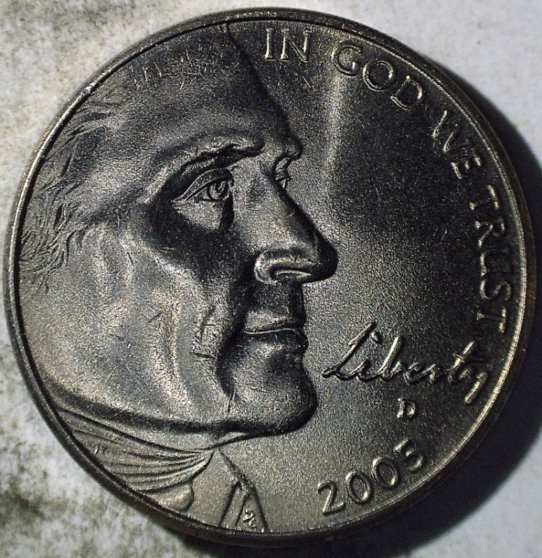 2005-D-Bison-Jefferson-Nickel