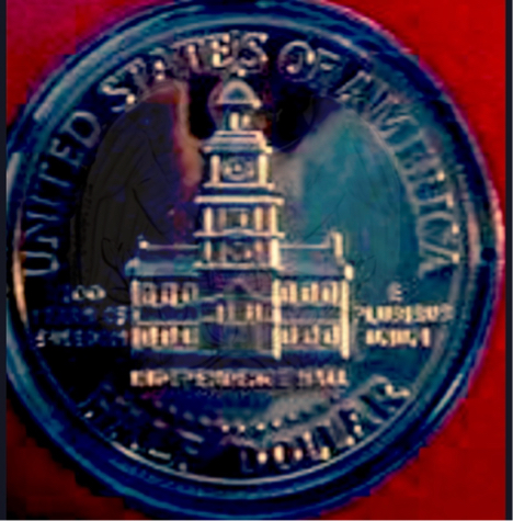 Quarter-In-1975-Proof-Set-Reverse-Side-Not-Silver-Coated