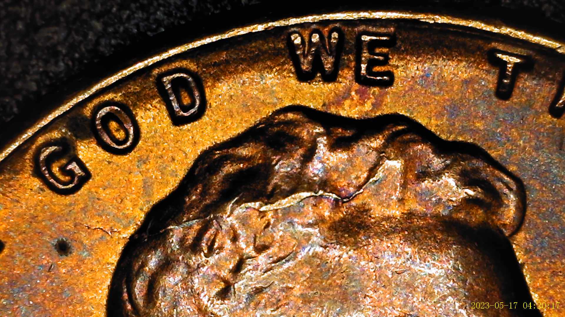 1958-Penny-Showing-Gouge-Thur-Ear-On-Front