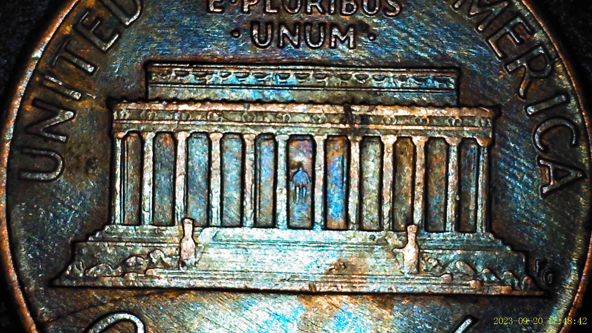 1988-Penny-With-Multiple-Die-Cracks/Possible-Cud-On-Reverse
