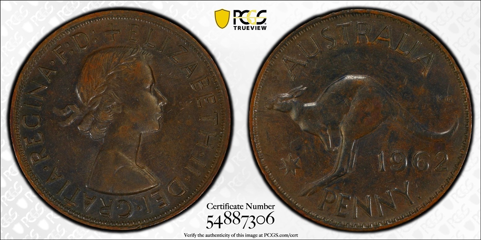 1962-Aussie-Penny---Double-Struck-Or-MD-?