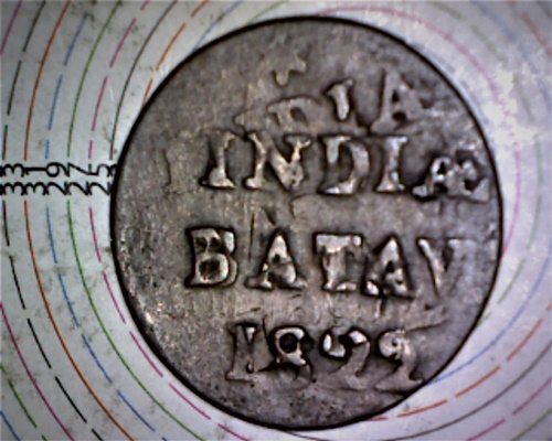 Netherlands-East-Indies-1/2-Duit-1822-KM-280-Error