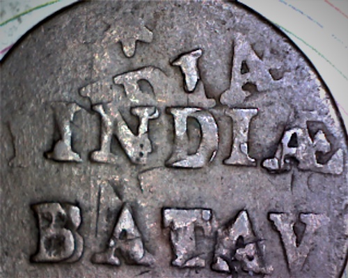 Netherlands-East-Indies-1/2-Duit-1822-KM-280-Error