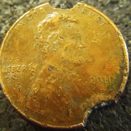 2011-Lincoln-Cent?-Double-Clipped-Planchet?--Or-Exploding-Zinc?