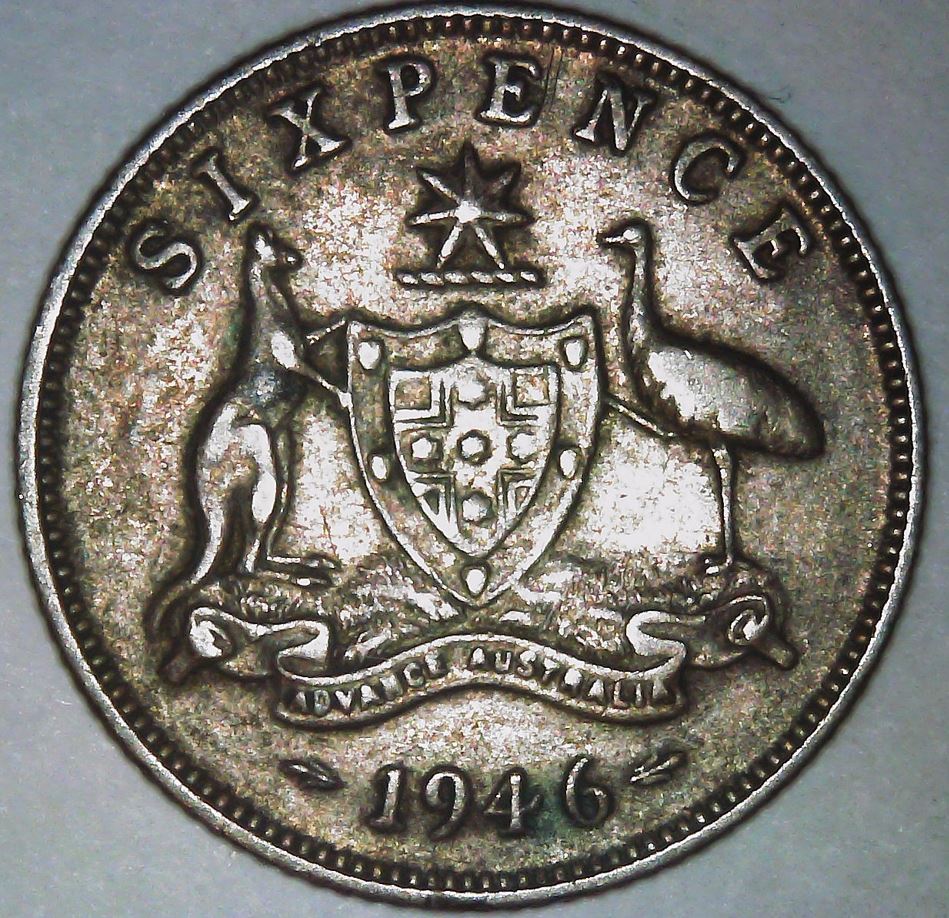 1946-Six-Pence-Australian-Silver