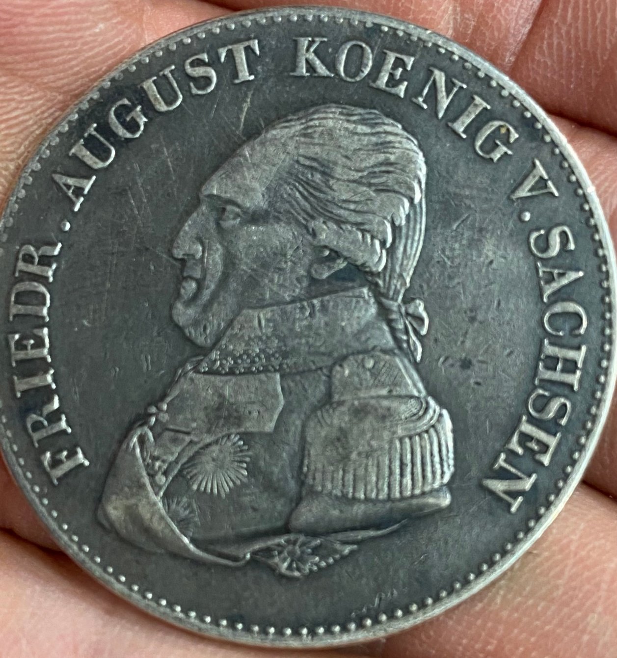 1-Thaler---Friedrich-August-I--1823