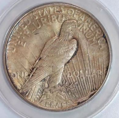 1921-Peace-Dollar,-ANACS-Holder