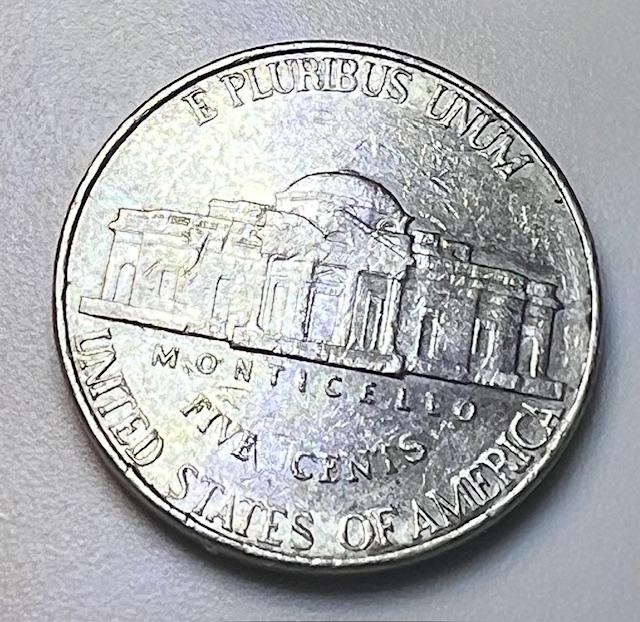 Jefferson-Nickel-With-No-Face-Or-Date.-Reverse-Is-Legible.-Ideas?
