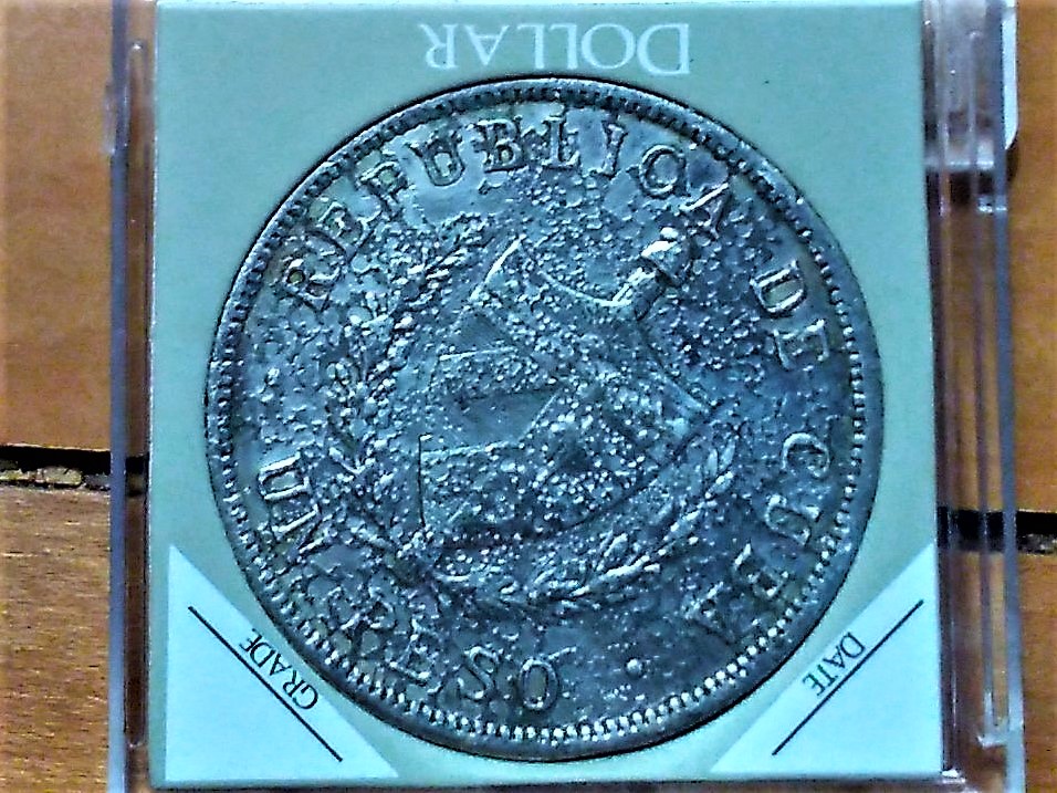 1915-Cuba-1-Peso-Silver-Coin