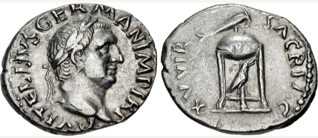 Vitellius-69-Ad-AR-Denarius