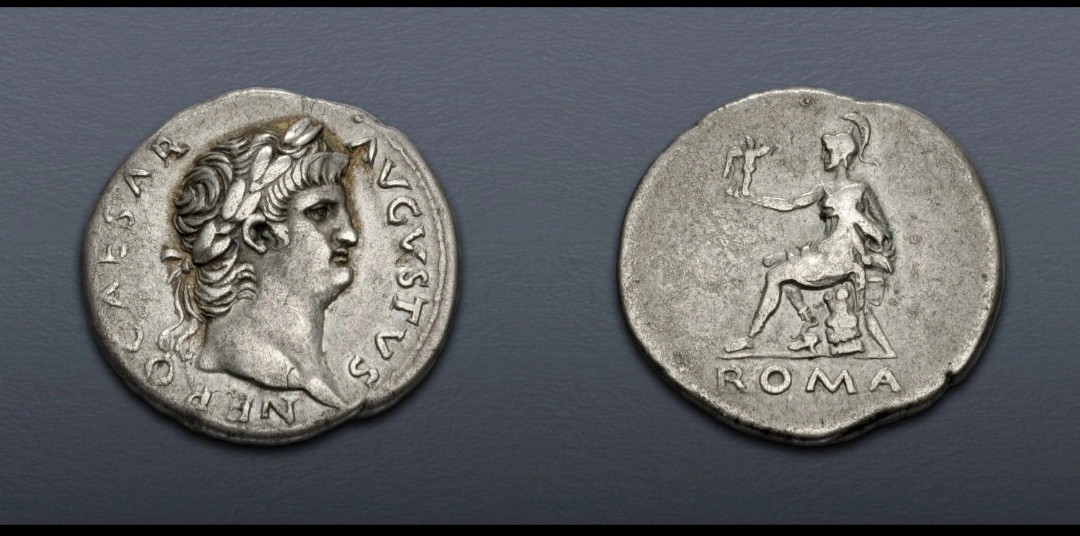 Grading-Opinions,-With-Noted-Tooling,-Of-A-Nero-Denarius.