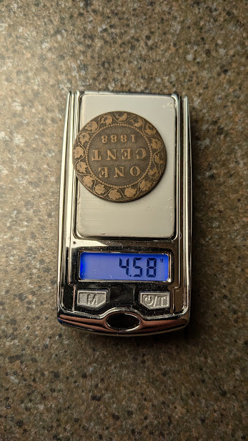 Canada-1888-Lg-Cent---Missing-Rim-And-Lightweight