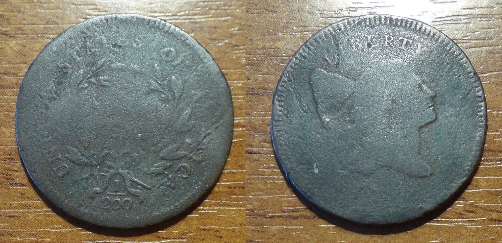 Flowing-Hair-Half-Cent---No-Year-Visible