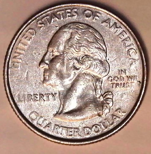 2001-North-Carolina-Quarter-With-What-Looks-To-Me-Like-Grease