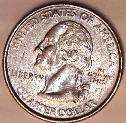 2001-North-Carolina-Quarter-With-What-Looks-To-Me-Like-Grease