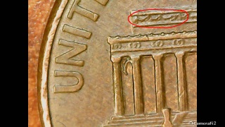 1999-Penny-With-A-Mark-I-Have-Not-Seen-On-Far-Left-Between-The-Columns..