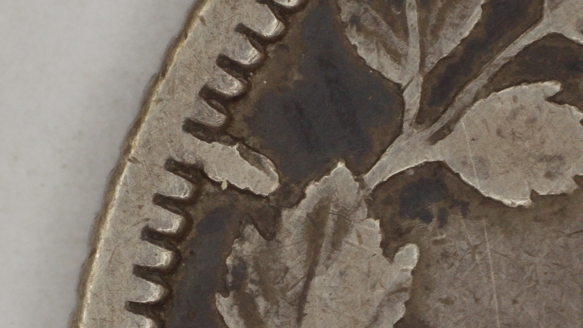 1858-Canada-Twenty-Cent-Holed---For-Grading
