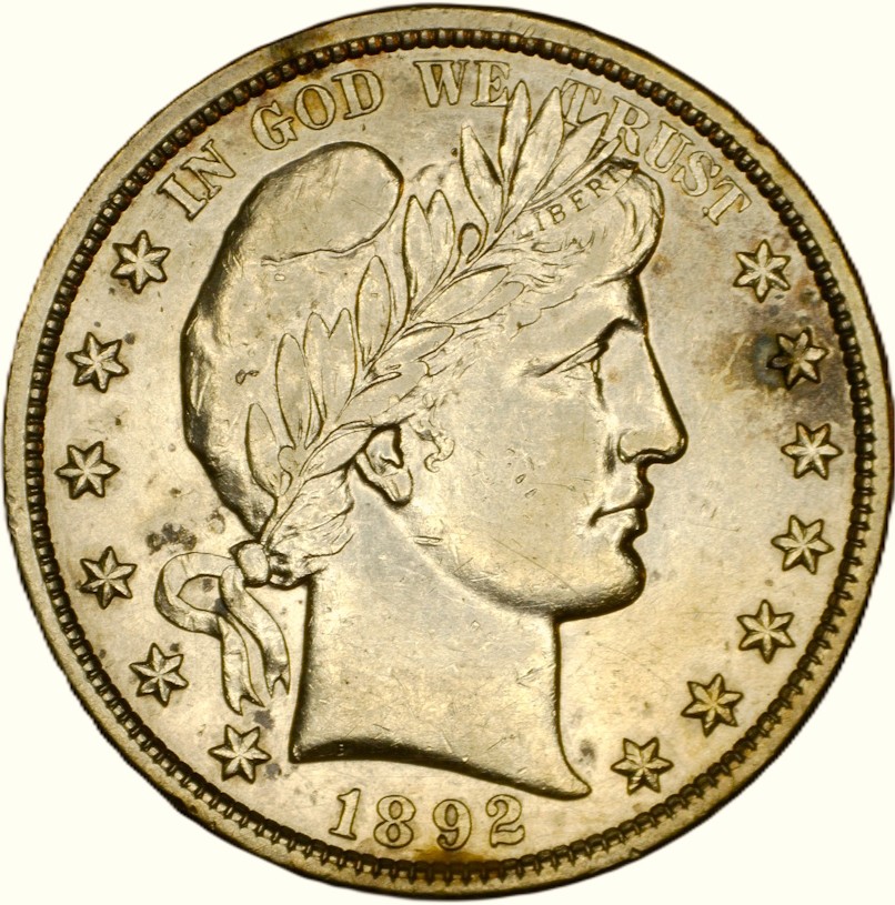 1892-Barber-Half-Dollar---For-Grading