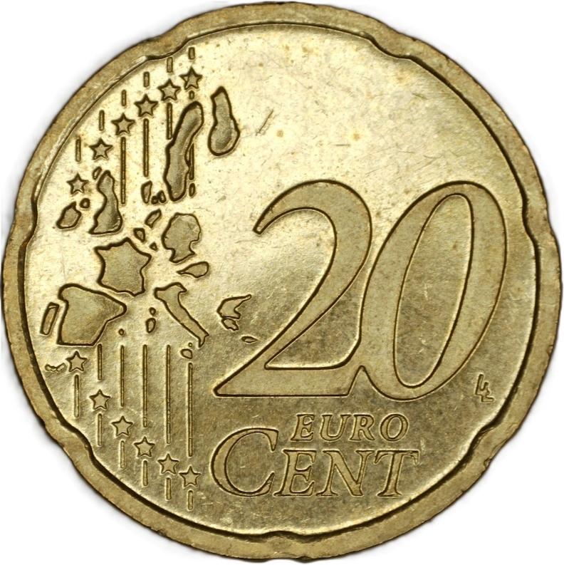 2002-A-Germany-Euro-Twenty-Cent---Possible-Matte-Finish-Variety
