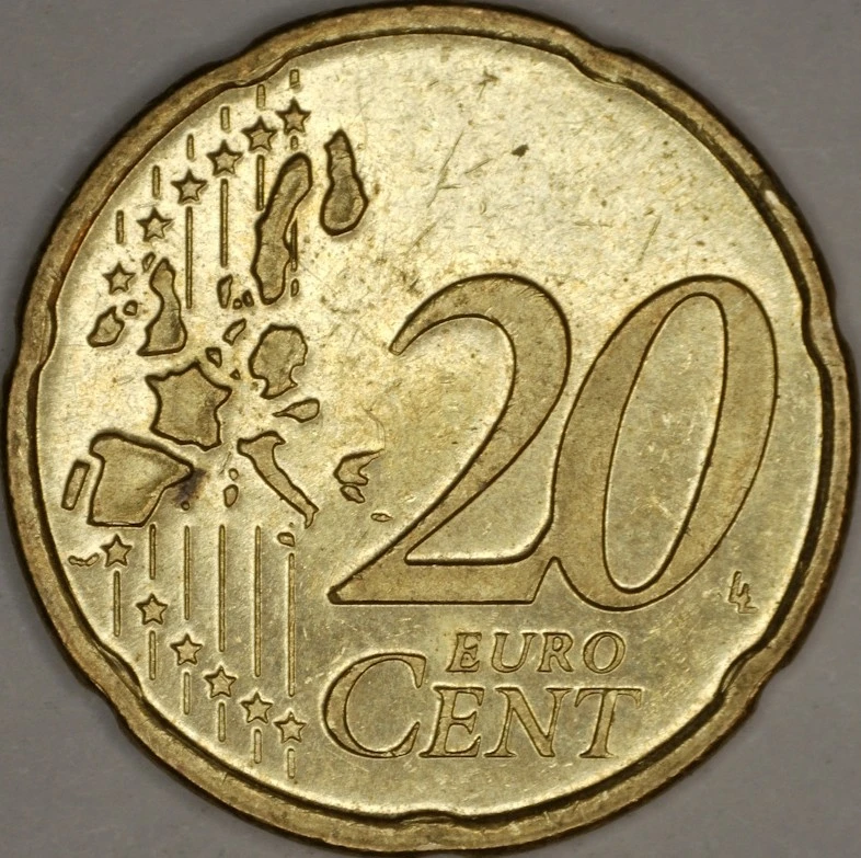 2002-A-Germany-Euro-Twenty-Cent---Possible-Matte-Finish-Variety