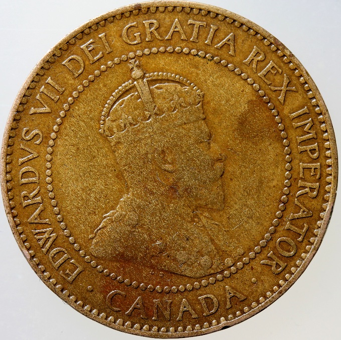 1906-Large-Cent-Missing-Copper-Or?