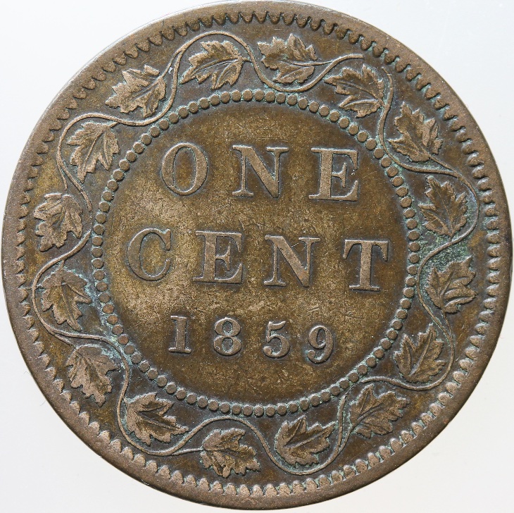 Look-What-Arrived-In-A-Christmas-Card-1859's-Large-Cents