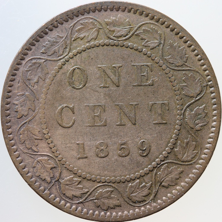 Look-What-Arrived-In-A-Christmas-Card-1859's-Large-Cents