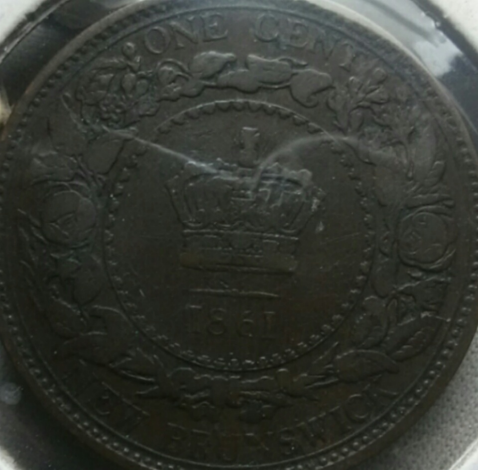1864-New-Brunswick-One-Cent-1861-New-B.-One-Cent-,-Help-Please