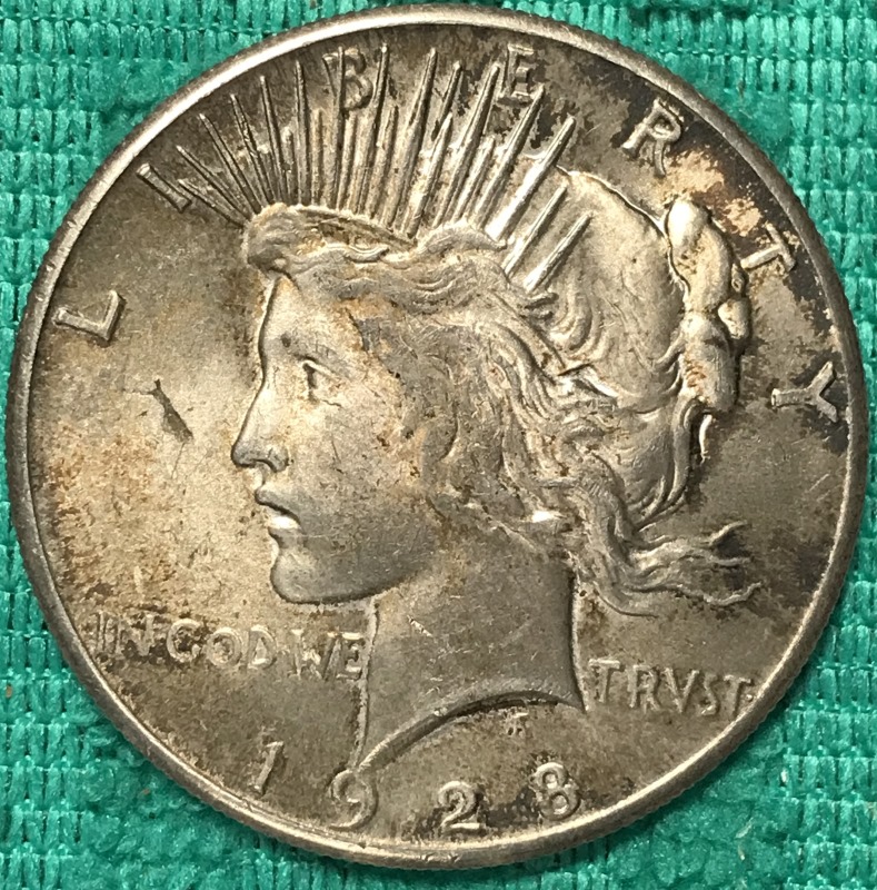 1928-P-Peace-Dollar--Coin-One-Of-Two.-Grade-Request-Please