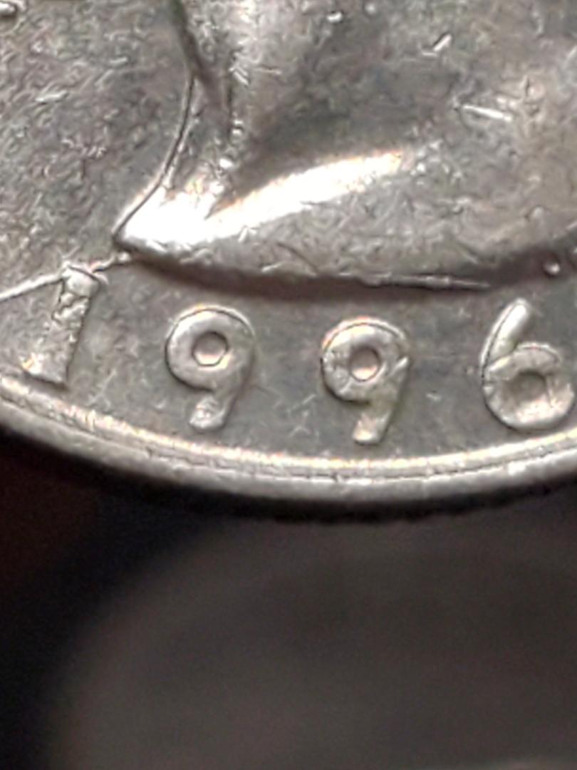 1996-P-Washington-Quarter-With-Multiple-Die-Cracks-And-Die-Chip