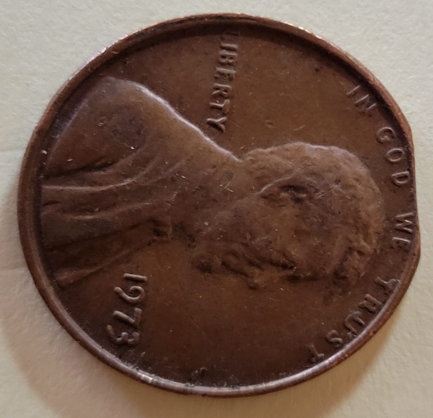 1973-Lincoln-Cent-Clipped-Planchet