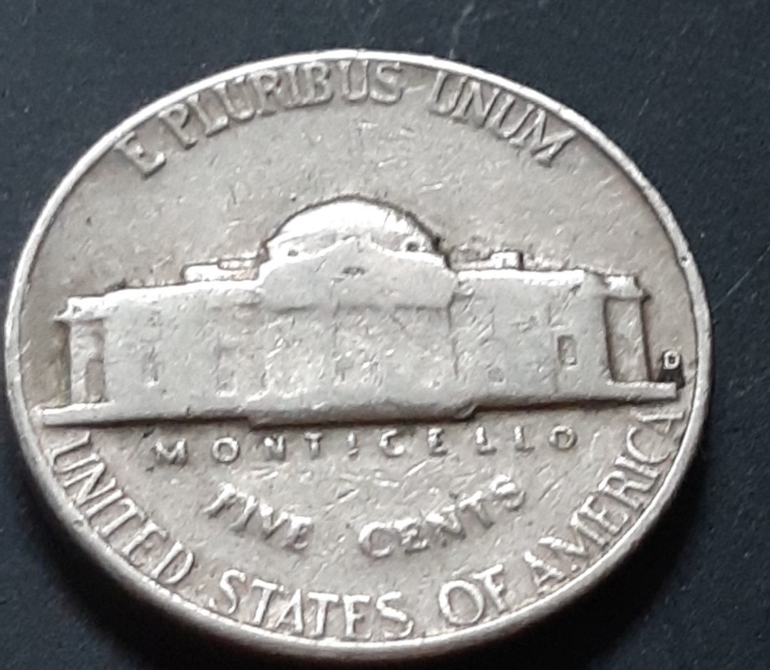 1964-D-Jefferson-Nickel-Edge-Lamination