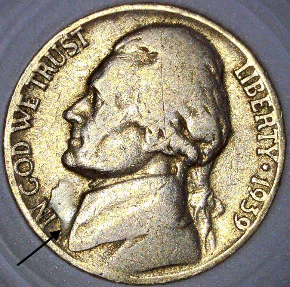 1939-Jefferson-Nickel-Cud