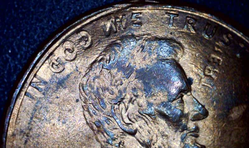 2000-D-One-Cent-Penny-Multiple-Inverted-Errors-Obverse-And-Reverse