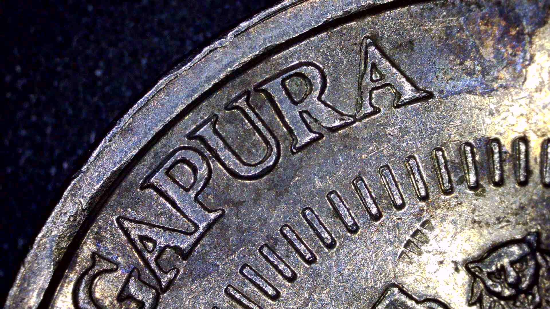 1990.-50-Cent-Singapore-Obverse-Double/Triple-Die-Errors