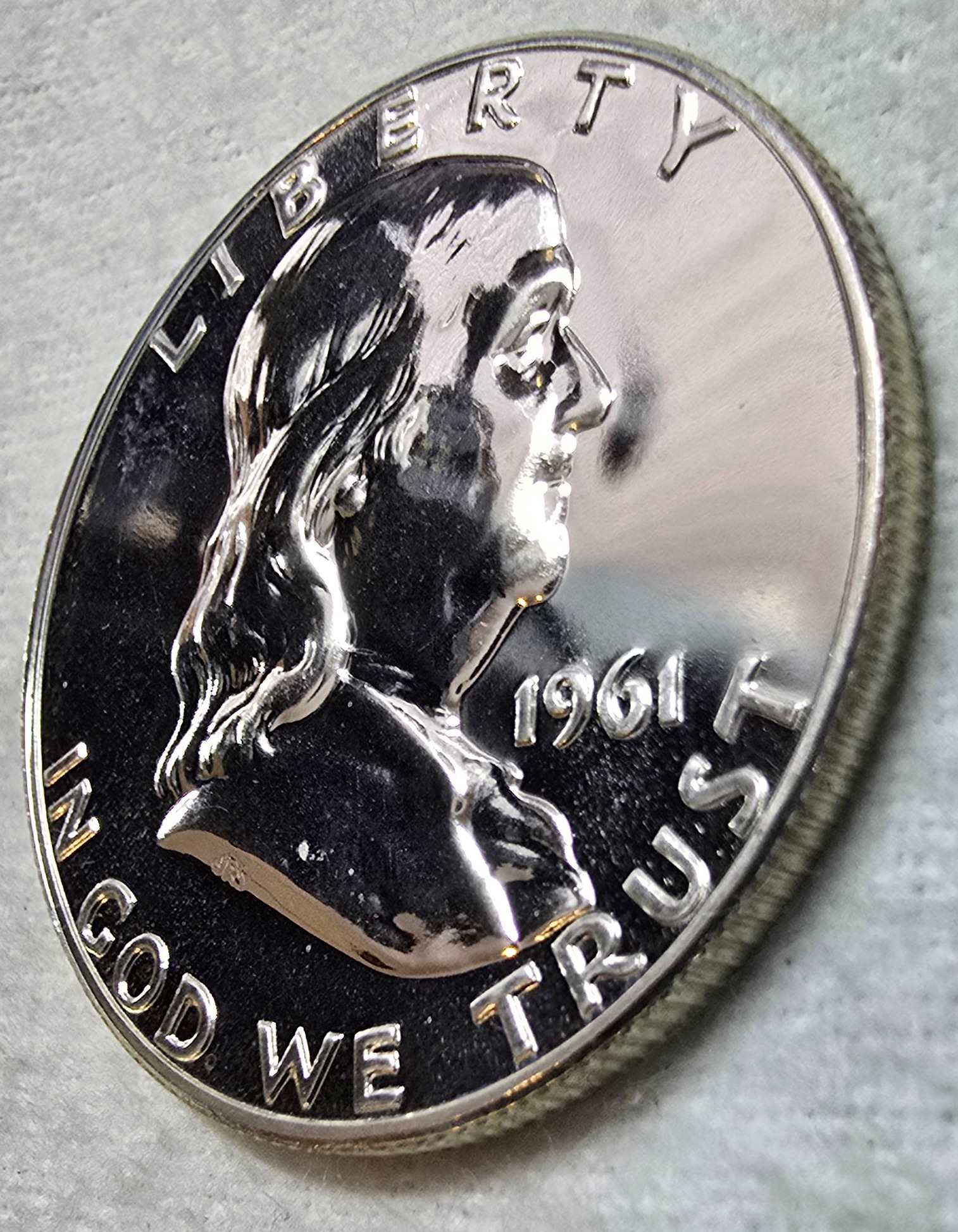 1961-Franklin-50c-Proof-DDR---MS-67-Or-Better---Possible?