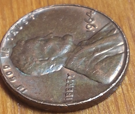 1964-P-Penny-No-VDB-At-All-Not-Faint-Not-Worn-Its-Never-Been-On-The-Coin-Even-Under-Microscope