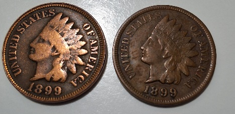 1899-Indian-Pennies--Need-Help-With-Grade-And-Does-The-One-On-Right--Look-Proof