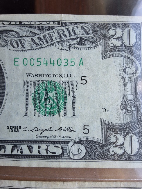 1963-20-Dollar-Bill,-1950-D-Ten-And-Five,-Need-Help-With-Grading-And-Mintage-And-Plate-Rarity,