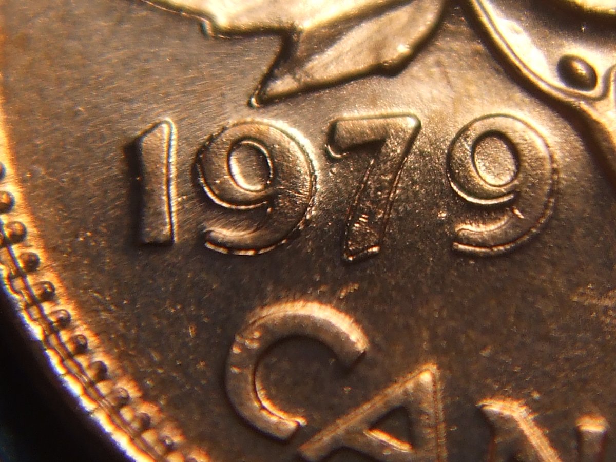 1979-Canadian-Cent.-Is-Doubling-On-The-Entire-Date-Common?