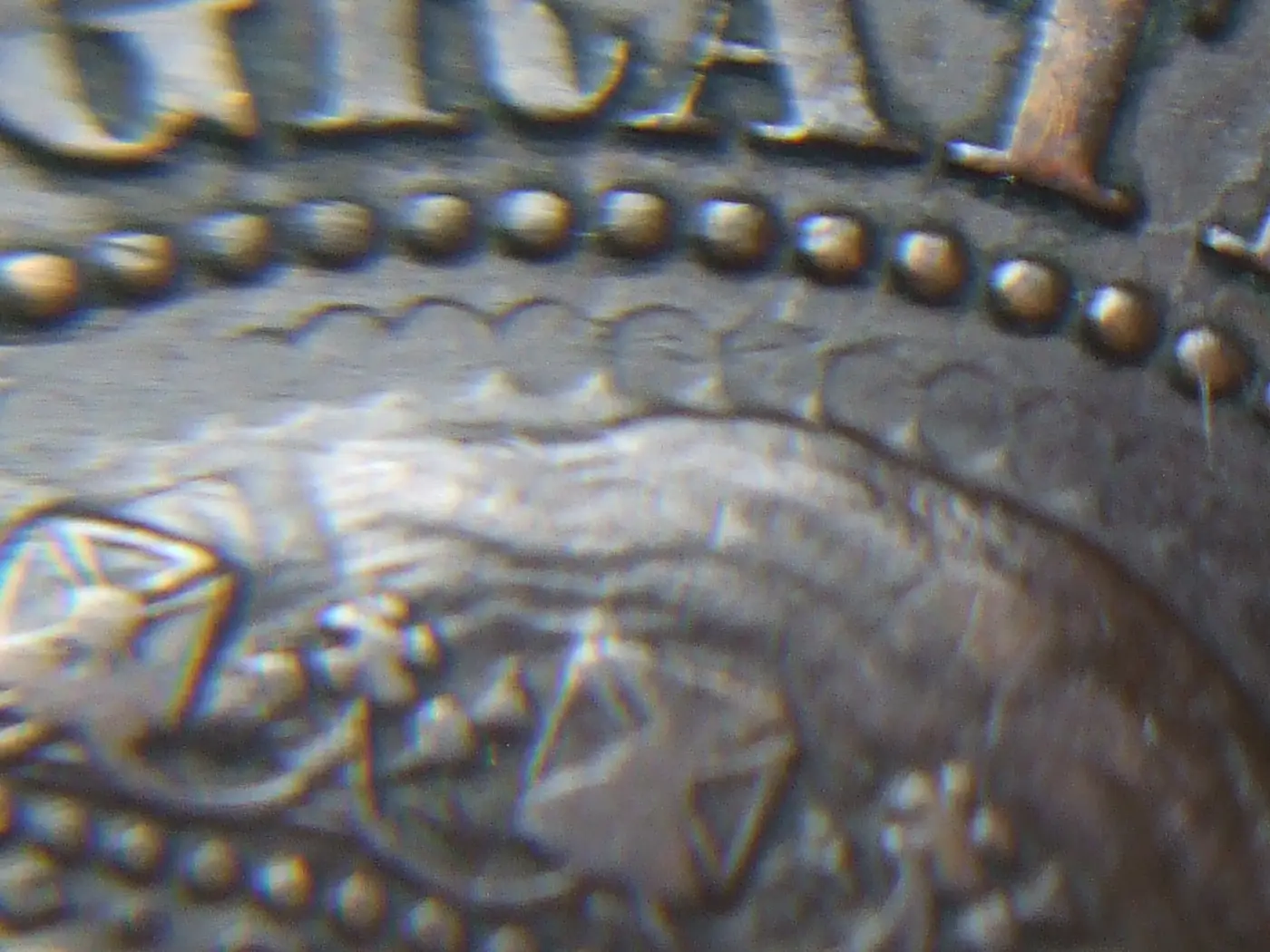 Scarce-1891-LL-LD-Repunched-T-In-Victoria-Large-Cent