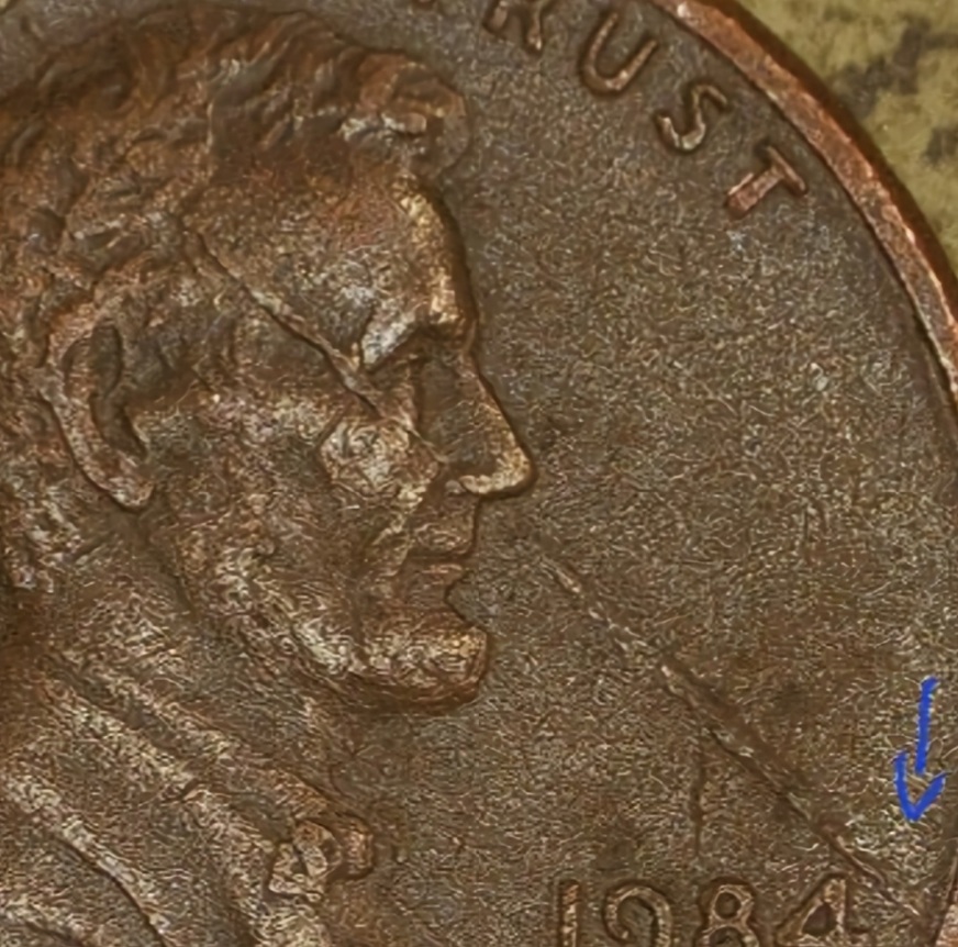 1984-Lincoln-Cent-Error?
