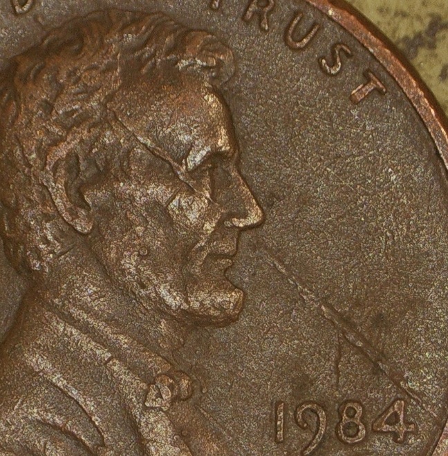 1984-Lincoln-Cent-Error?