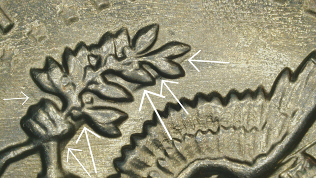1983-P-Kennedy-Half-Dollar-Struck-Through-Grease-And-No-FG