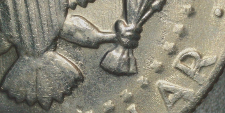 1983-P-Kennedy-Half-Dollar-Struck-Through-Grease-And-No-FG
