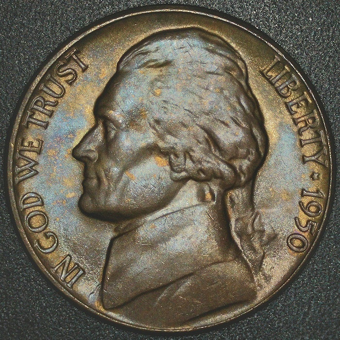 1950-D-Jefferson-Nickel-Desirable-Tone?