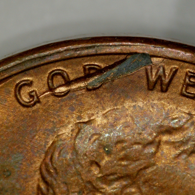 1983-P-Lincoln-Cent-Struck-Through-Rim-Burr
