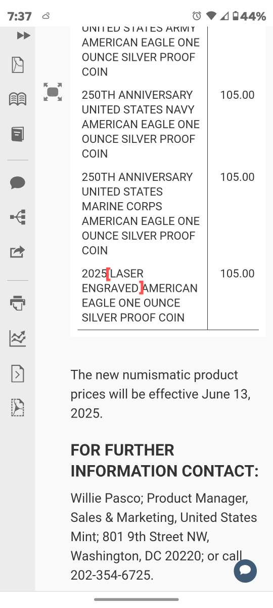 American-Eagle-2025-One-Ounce-Silver-Coin---Laser-Beam-Privy-Mark