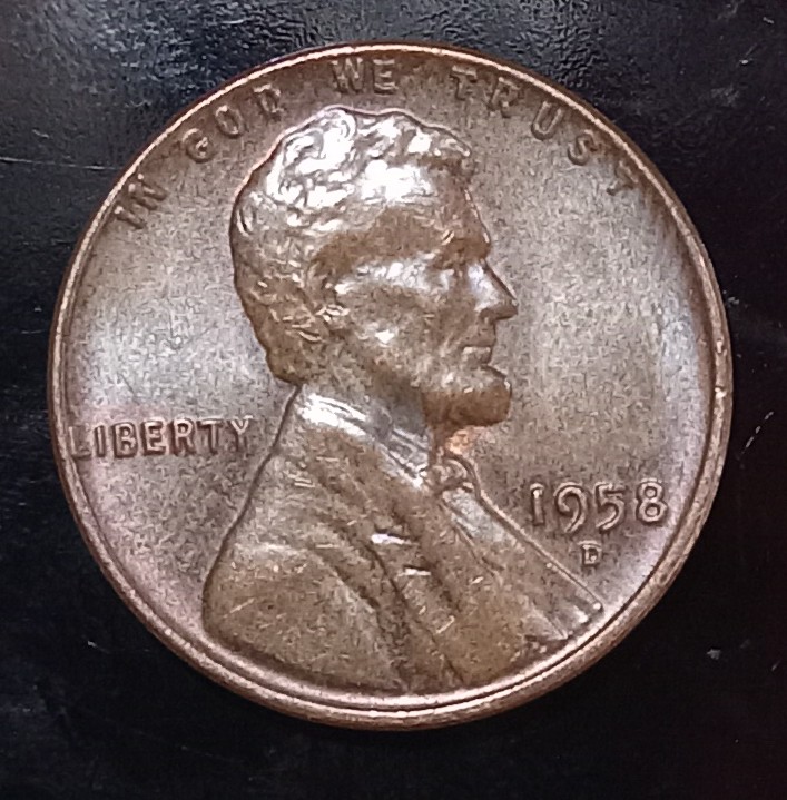 1958-D-Wheat-Penny.-What's-With-The-Colors-On-The-Back?